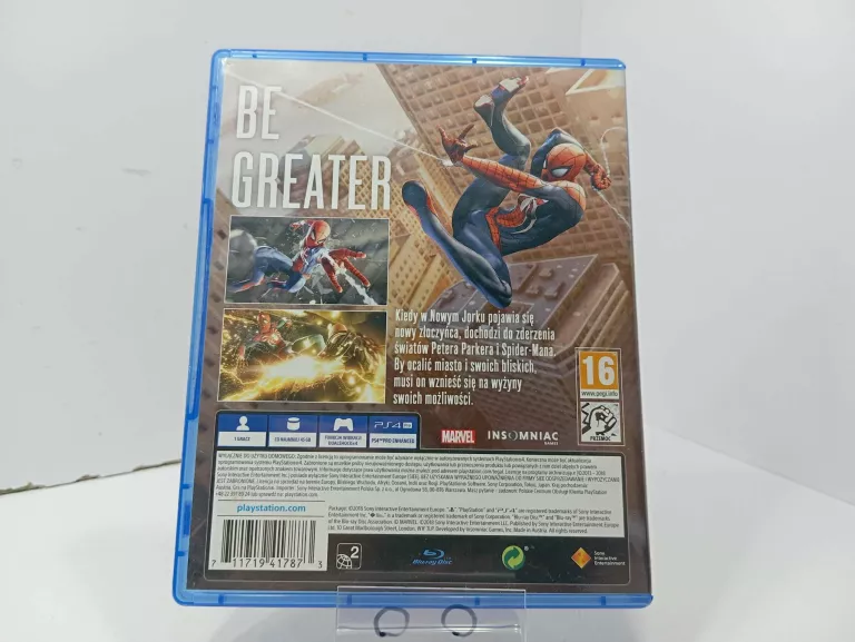 SPIDERMAN PS4