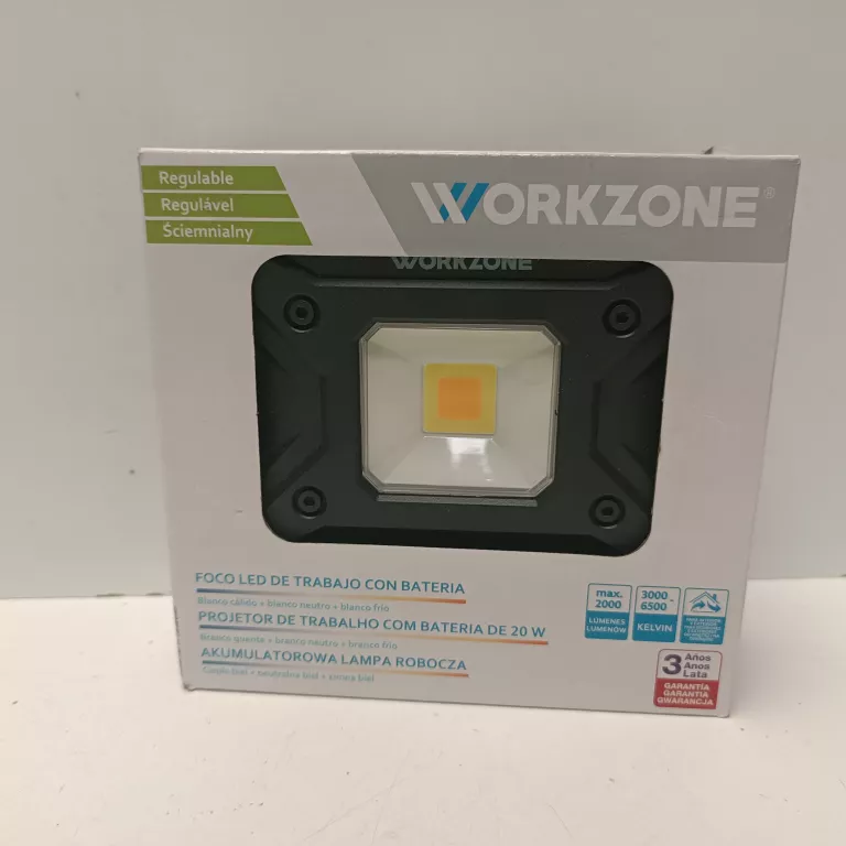 LAMPA WORKZONE AKUMULATOROWA