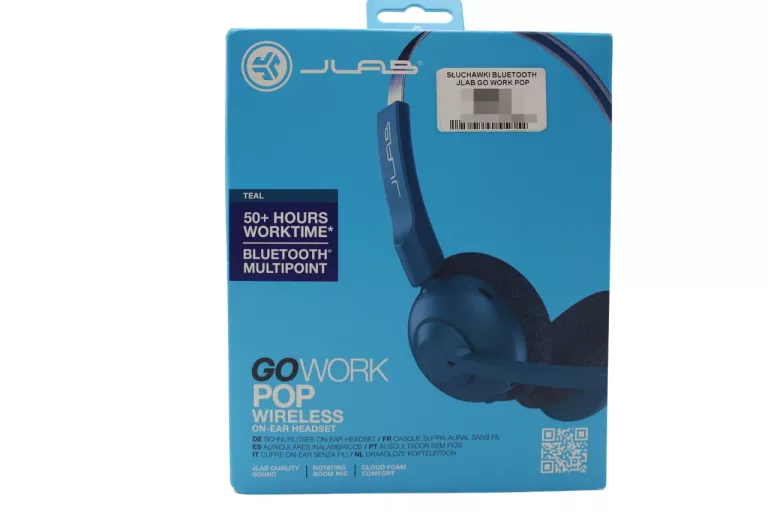 SŁUCHAWKI BLUETOOTH JLAB GO WORK POP MORSKIE