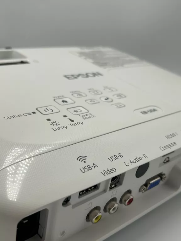 PROJEKTOR 3LCD EPSON EB-U04 H763B FULL HD OBIEKTYW OPTYCZNY BIAŁY