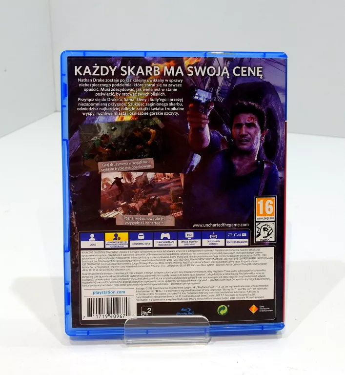 GRA PS4 UNCHARTED 4 KRES ZŁODZIEJA