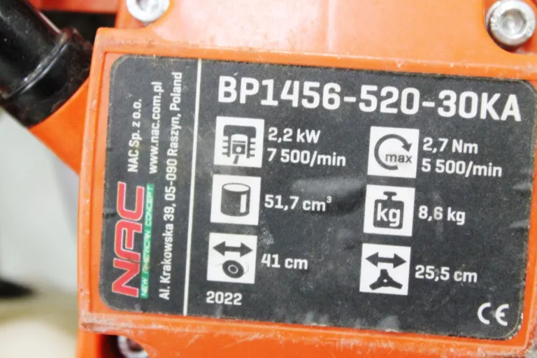 KOSA SPALINOWA NAC BP1456-520-30KA 3KM