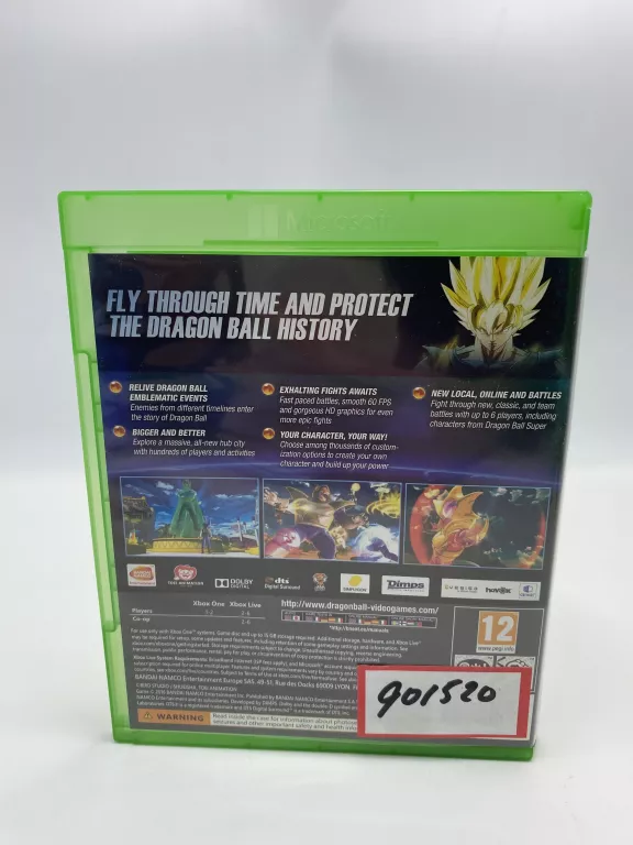 GRA XBOX ONE DRAGON BALL XENOVERSE 2