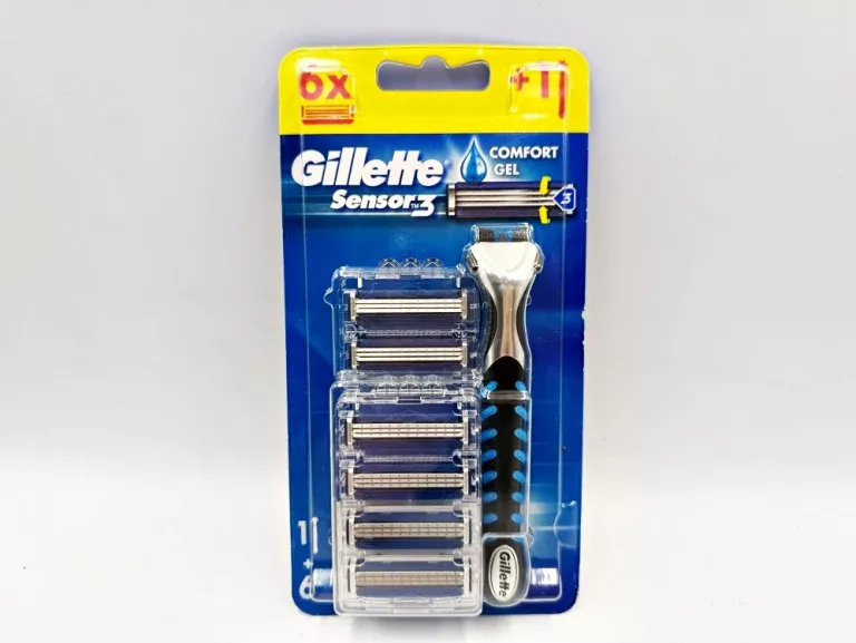 MASZYNKA GILLETTE NA WKŁADY SENSOR3 RACZKA + 6 WKŁADÓW
