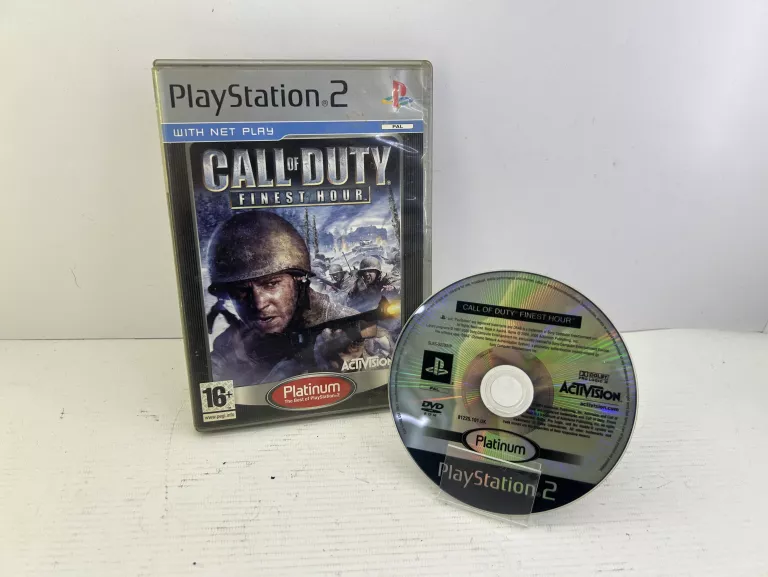 GRA NA PS2 CALL OF DUTY FINEST HOUR