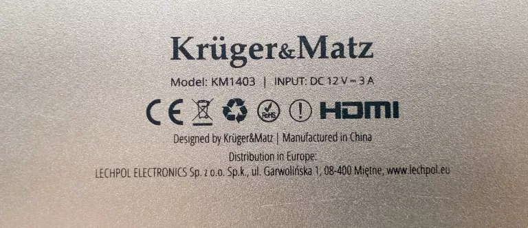 LAPTOP KRUGER&MATZ EXPLORE 1403 14 " INTEL ATOM X 4 GB / 32 GB SREBRNY
