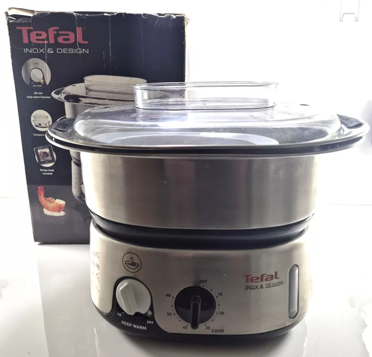 PAROWAR TEFAL STEAMER AQUATIMER S02 ZESTAW