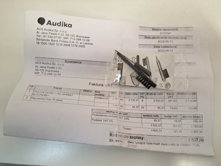 APARAT SŁUCHOWY OTICON GENO 2 ITC