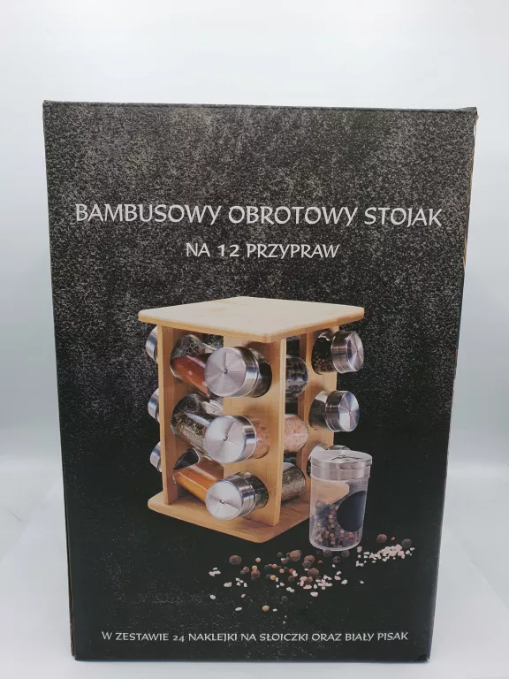 PRZYPRAWNIK BAMBUSOWY NA 12 PRZYPRAW