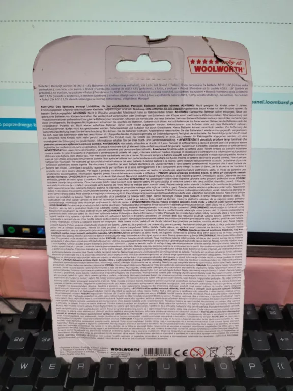 FIGURKA WAŃKA WSTAŃKA ROBOT