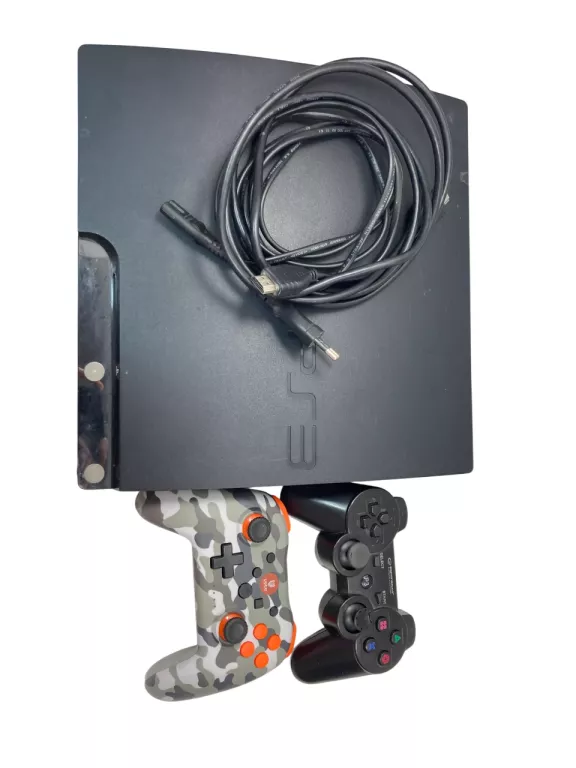 KONSOLA PS3 CECH-2104A + 2 PADY + OKABLOWANIE