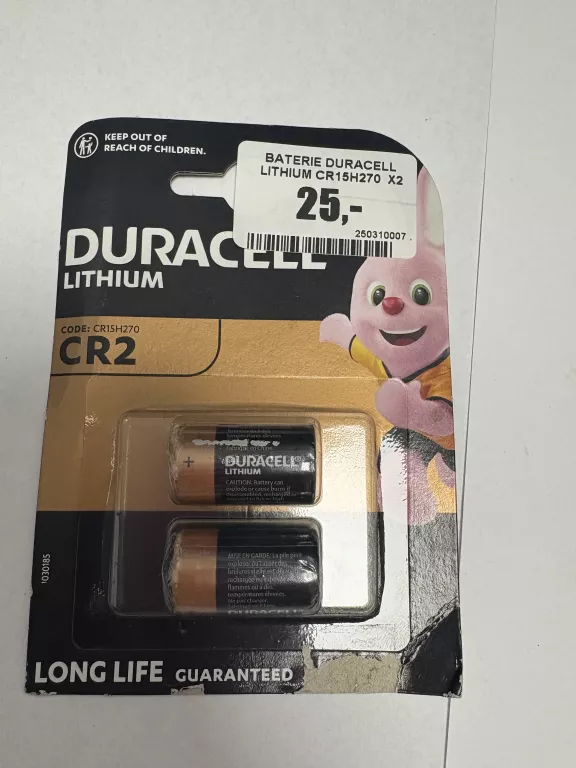 BATERIE DURACELL LITHIUM CR15H270  X2