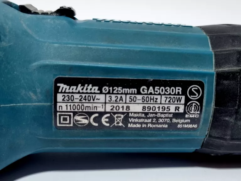 SZLIFIERKA KĄTOWA MAKITA GA5030R 125MM