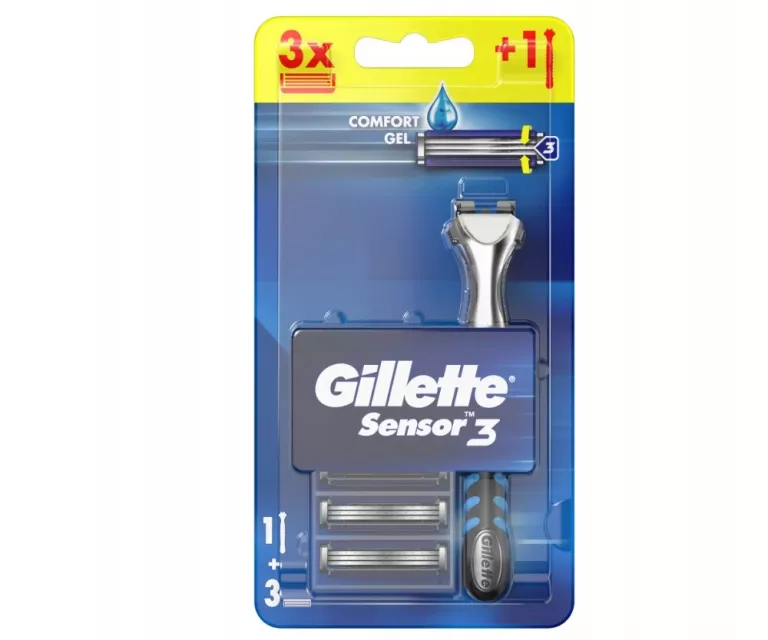 MASZYNKA NA WKŁADY DO GOLENIA GILLETTE SENSOR3