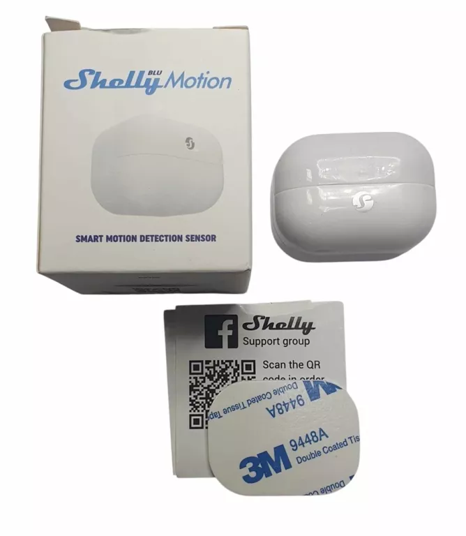 SHELLY BEZPRZEWODOWY ZAAWANSOWANY CZUJNIK RUCHU 2 TRYBY PRACY BLUETOOTH 4.