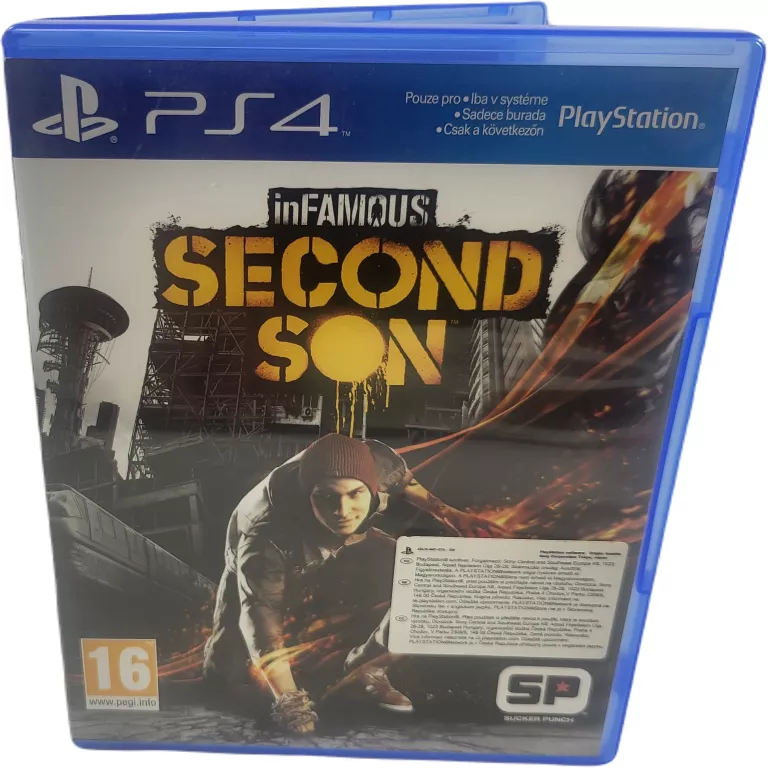 GRA NA KONSOLĘ PLAYSTATION 4 INFAMOUS SECOND SON