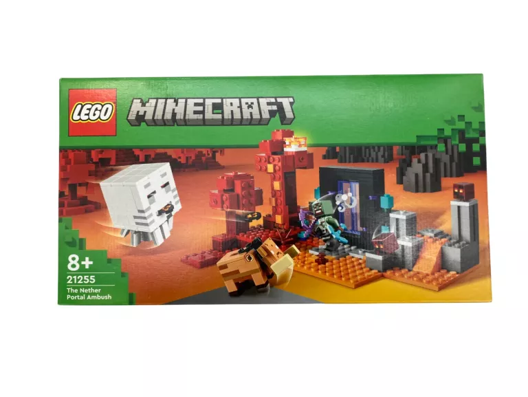 LEGO 21255 MINECRAFT ZASADZKA W PORTALU DO NETHERU