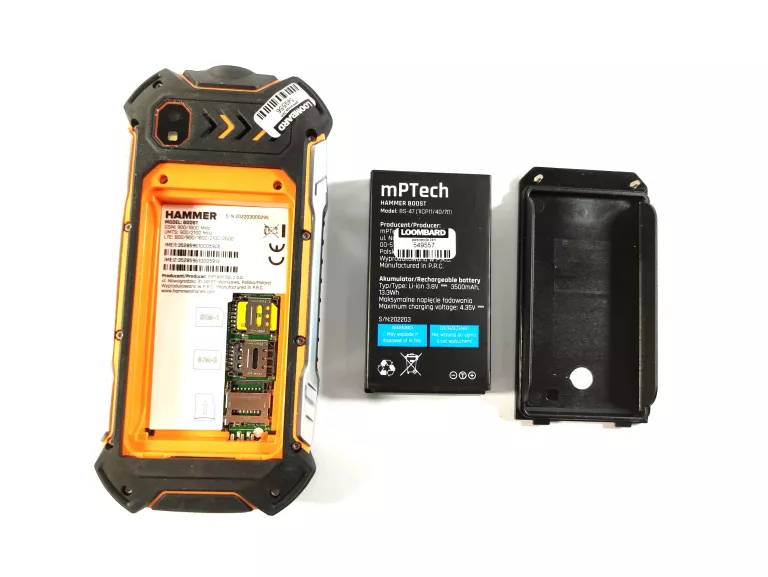 TELEFON MYPHONE HAMMER BOOST LTE KOMPLET