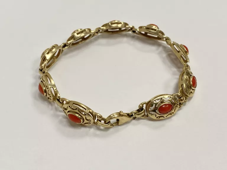 ZŁOTA  BRANSOLETKA PR. 585 16,92 G [18,5 CM]