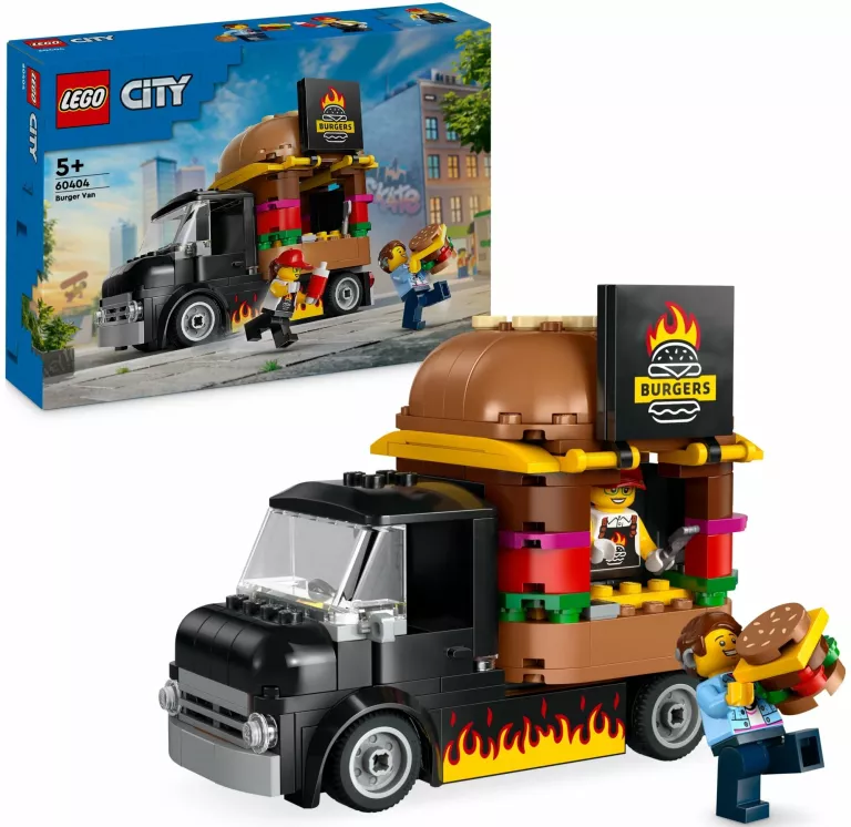 LEGO 60404 CITY CIĘŻARÓWKA Z BURGERAMI