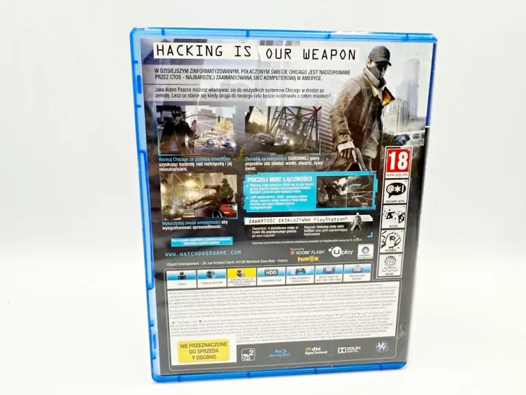 WATCH DOGS SONY PLAYSTATION 4