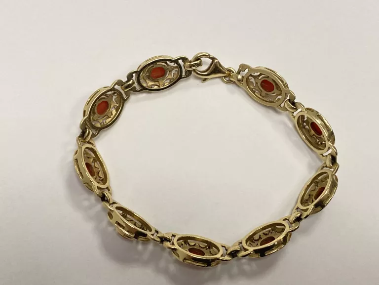 ZŁOTA  BRANSOLETKA PR. 585 16,92 G [18,5 CM]