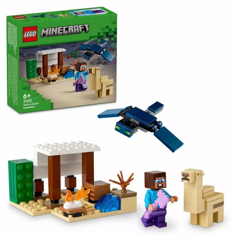 LEGO 21251 MINECRAFT PUSTYNNA WYPRAWA STEVE’A