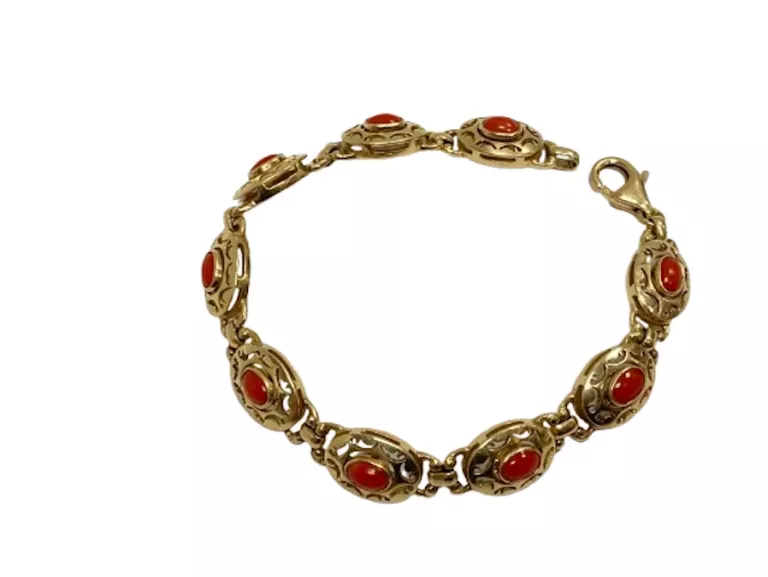 ZŁOTA  BRANSOLETKA PR. 585 16,92 G [18,5 CM]