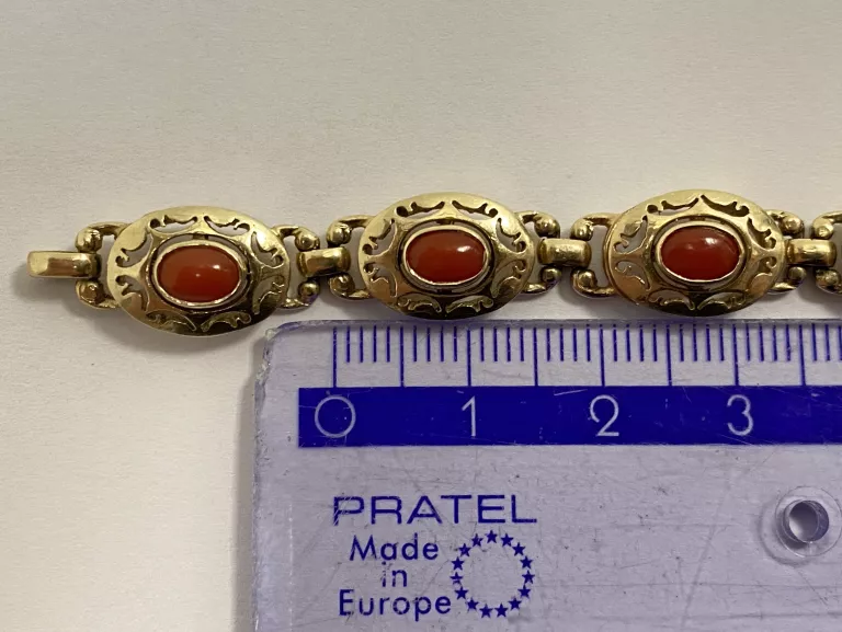 ZŁOTA  BRANSOLETKA PR. 585 16,92 G [18,5 CM]