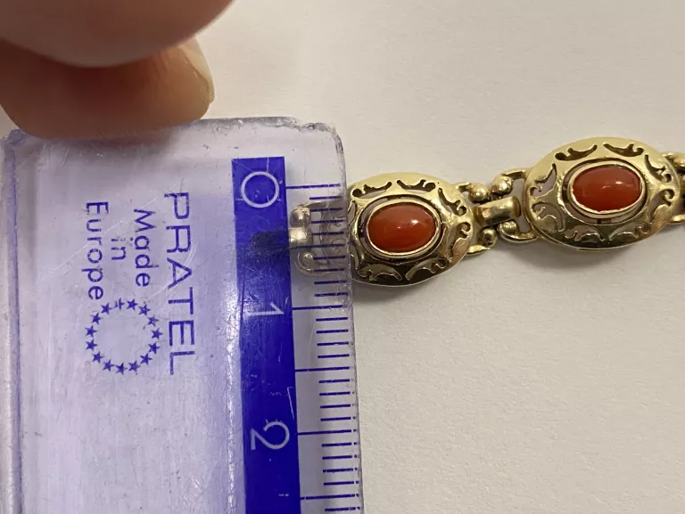 ZŁOTA  BRANSOLETKA PR. 585 16,92 G [18,5 CM]