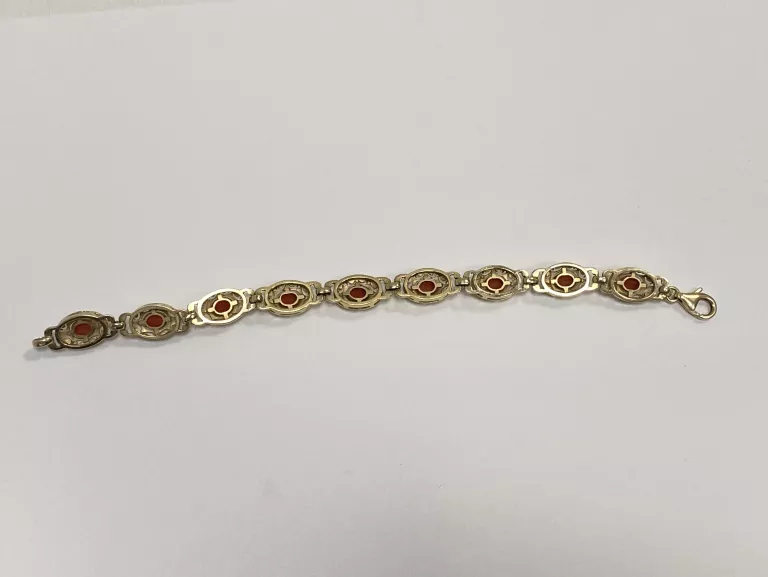 ZŁOTA  BRANSOLETKA PR. 585 16,92 G [18,5 CM]