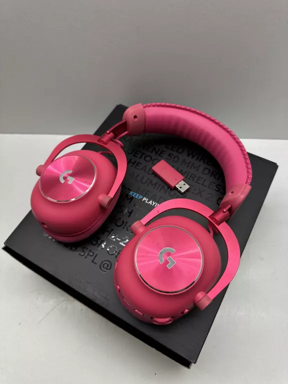 SŁUCHAWKI BEZPRZEWODOWE LOGITECH G PRO X2 LIGHTSPEED MAGENTA