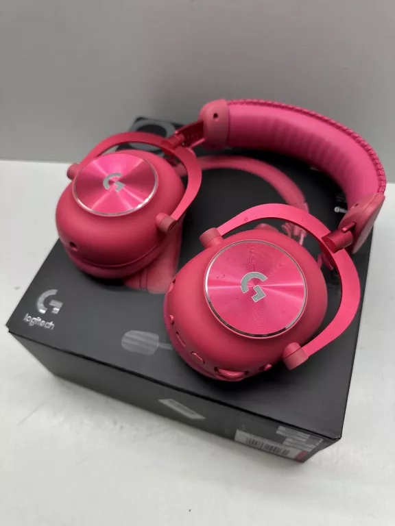 SŁUCHAWKI BEZPRZEWODOWE LOGITECH G PRO X2 LIGHTSPEED MAGENTA