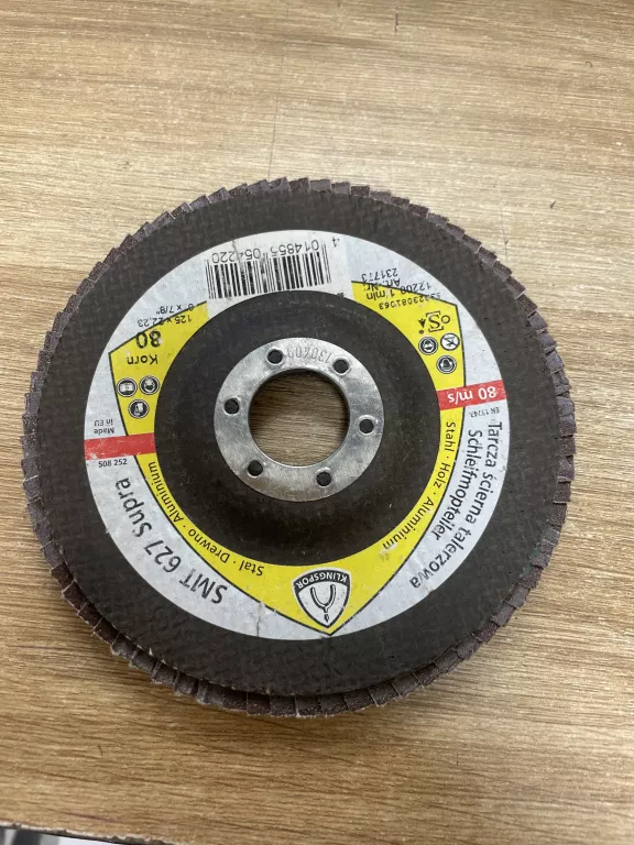 ŚCIERNICA LISTKOWA TALERZOWA 125 MM