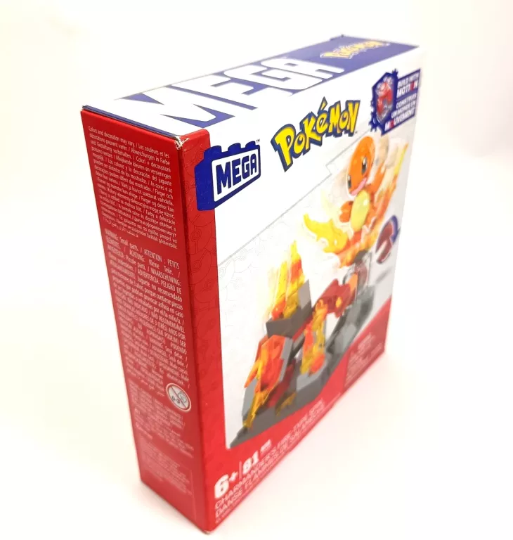 KLOCKI MEGA POKEMON OGNISTY ATAK CHARMANDERA