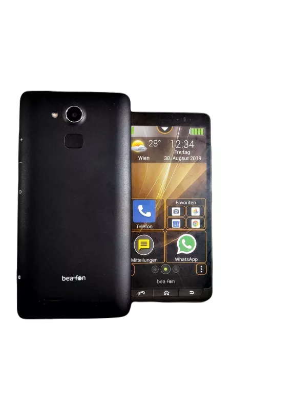 SUPER TELEFON SMARTFON DLA SENIORA BEAFON M5 16GB CZARNY LTE