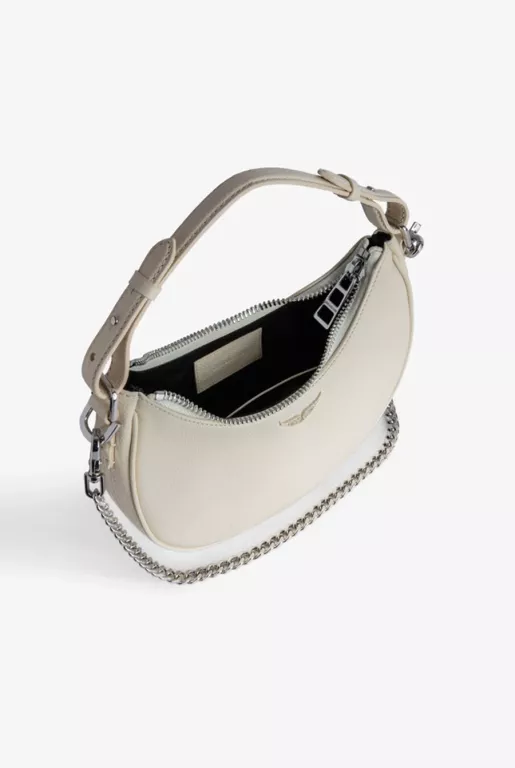 TOREBKA SKÓRZANE HOBO ZADIG&VOLTAIRE BEŻOWA