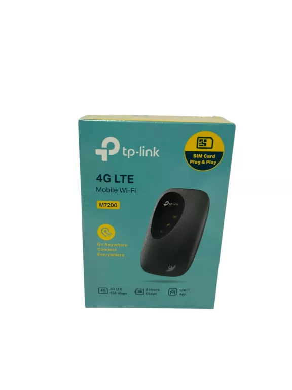 ROUTER MOBILNY TP-LINK M7200 WIFI B/G/N 3G/4G (LTE) 150MBPS CZARNY