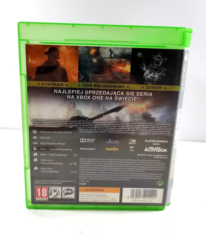 GRA XBOX ONE CALL OF DUTY WWII