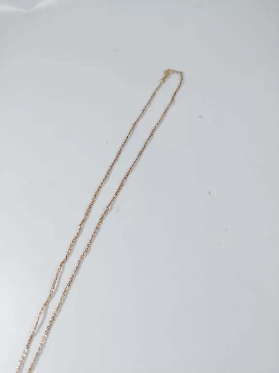ZŁOTY ŁAŃCUSZEK 585 WAGA OK. 1,24G