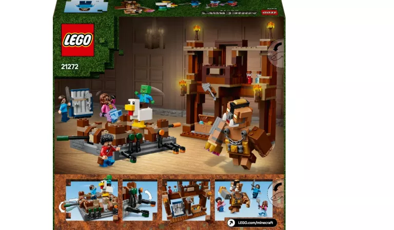 KLOCKI LEGO MINECRAFT 21272 RING W LEŚNYM DWORZE