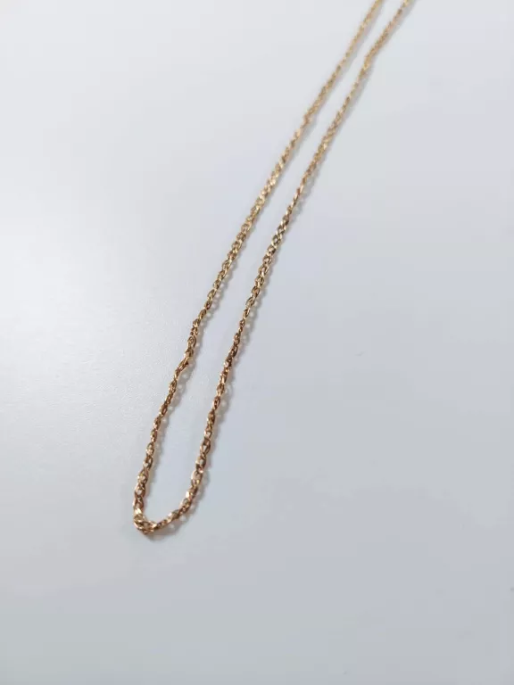 ZŁOTY ŁAŃCUSZEK 585 WAGA OK. 1,24G