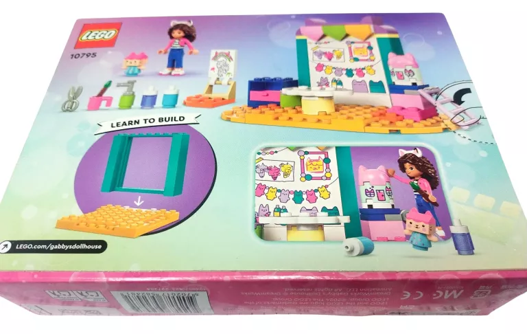 LEGO KOCI DOMEK GABI 10795 PRACE RĘCZNE Z TEKTURZĄTKIEM