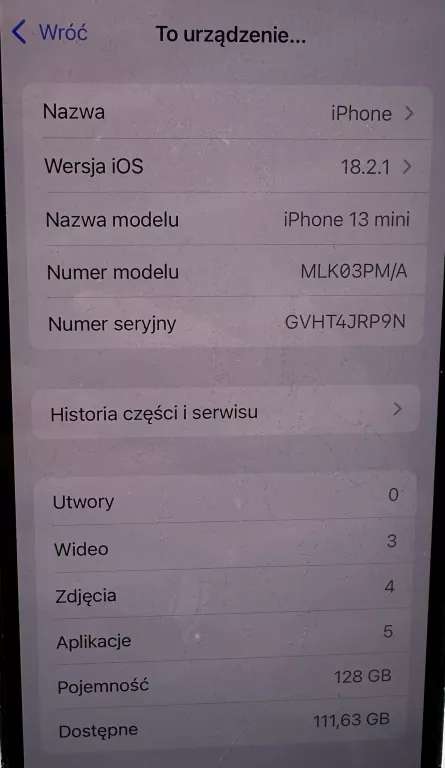 TELEFON IPHONE 13 MINI 128GB KONDYCJA 76%!