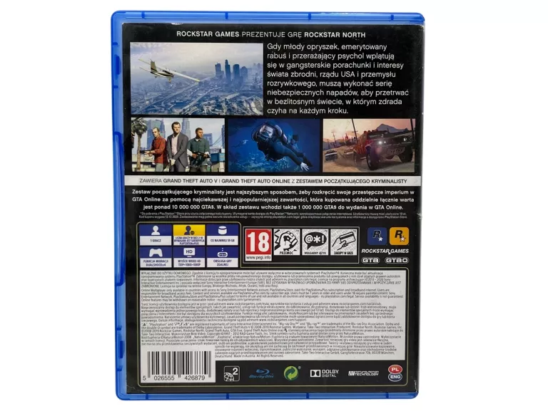 GRA PS4 GRAND THEFT AUTO V GTA 5 PREMIUM EDITION