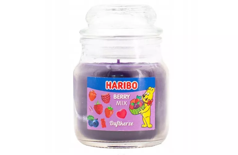 SOJOWA ŚWIECZKA ZAPACHOWA HARIBO 85 G BERRY MIX