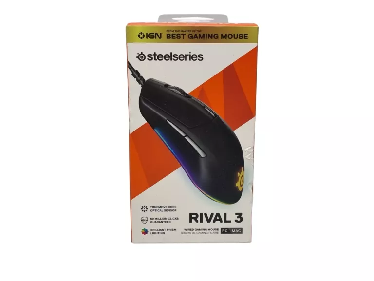 MYSZ STEELSERIES RIVAL 3 PRZEWODOWA