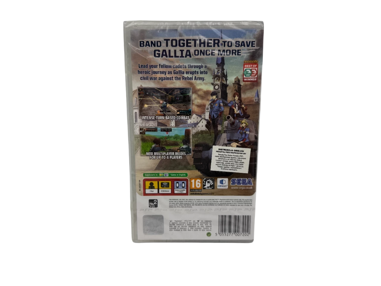 gra-psp-valkyria-ii-chronicles-zafoliowana-ean-gtin-5055277016143