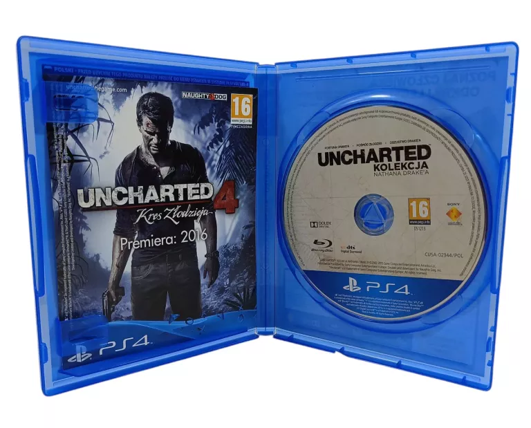 GRA PS4 UNCHARTED KOLEKCJA NATHANA DRAKE'A