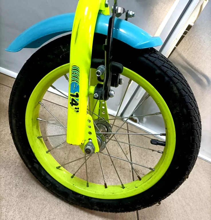 ROWEREK DZIECIĘCY 14" HUSAR BIKE + DODATKOWE KOŁA BOCZNE